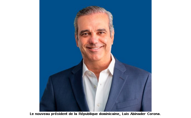 L’ère Luis Abinader Corona débute ce dimanche 16 août 2020 en République dominicaine